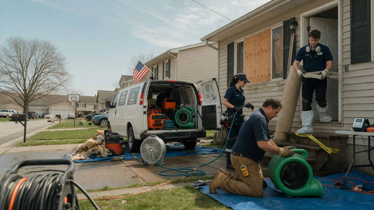 Water Damage Restoration in Hull, TX near me